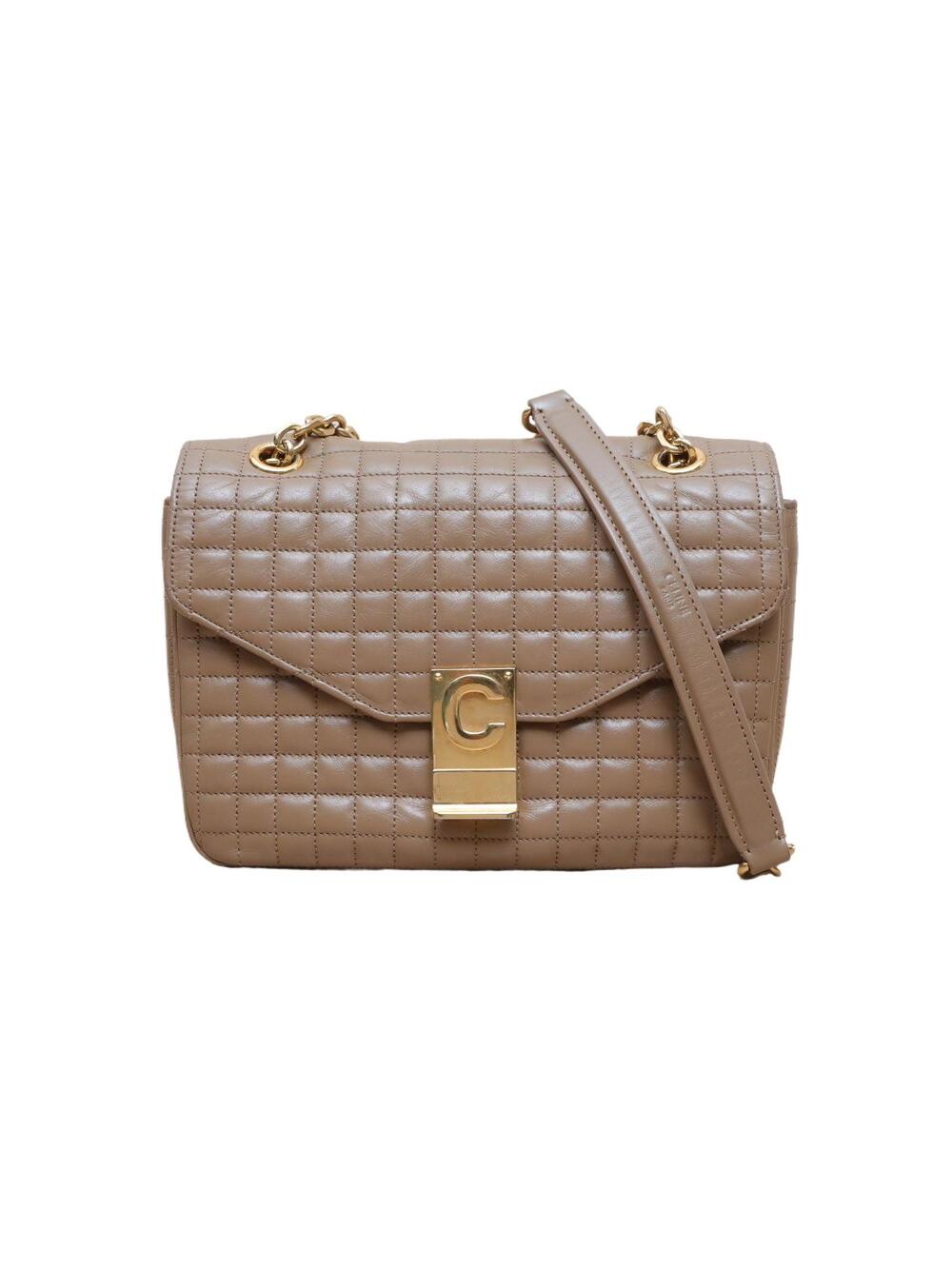 Celine C Bag Medium Leather Crossbody #360215C49B